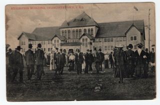 Canada Pei Prince Edward Island - Charlottetown - Exhibition Building - Postcard