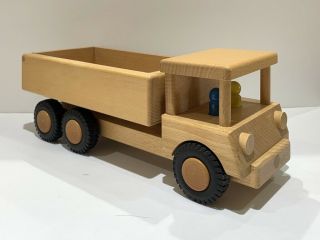 Solid Wood Kinderkram Toy Dump Truck