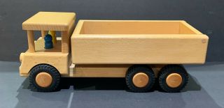 Solid Wood Kinderkram Toy Dump Truck 2