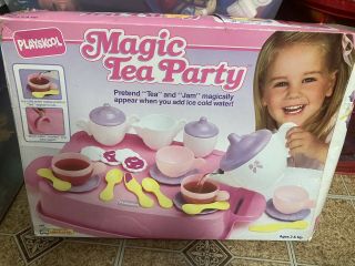 Vintage 1991 Playskool Magic Tea Party Set Complete