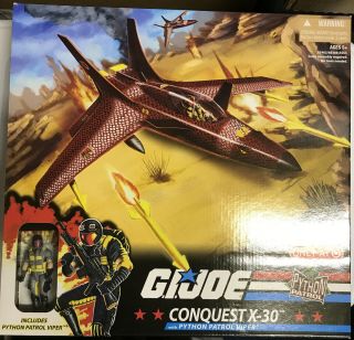 Gi Joe Conquest X - 30 With Python Patrol Viper Target Exclusive 2008 Hasbro