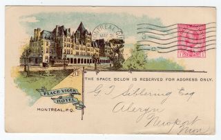 Canada Postal Stationery - Montreal 1910 - Cpr Railway Earnings Report Postcard