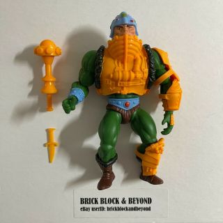 2020 Power - Con Exclusive Motu Origins Lords Of Power Man - At - Arms Figure