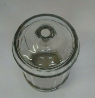 Paden City Depression Glass Bullet Sugar Shaker Metal Lid 2