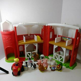 Fisher Price Little People Animal Friends Farm Barn Sounds Chj51