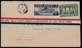 Ffc - Yukon Airways - Aamc Cl42 - 2801f - 1928 - Carcross To White Horse,  Yukon