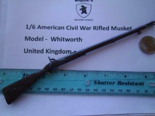 Lf13 1/6 Homemade Whitworth Rifle Confederate Sharpshooter American Civil War