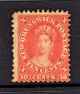 Brunswick Sg 17 10 Cents Red Cat £65 Mounted Chalon Head For