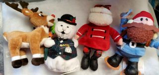 Cvs 50th Anniversary Rudolph The Red Nosed Reindeer Plush W/ Sam Yukon And Santa