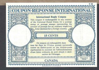 Canada International Response Coupon Scott 14 Vf (bs20082)