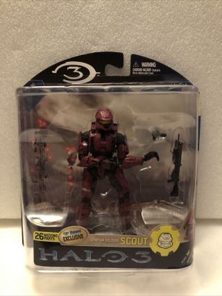 Mcfarlane Toys 2008 Halo 3 Spartan Soldier Scout Exclusive New/sealed/old Stock