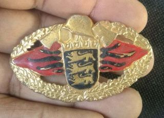 Austria Germany Switzerland Vintage Fire Department Feuerwehr Badge