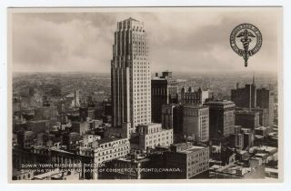 Canada Ont Ontario - Toronto - Bank Of Commerce - Downtown View - Postcard
