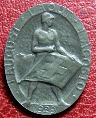 Switzerland Helvetia 1st Of August 1929 Pins Badge By Franz Wanger