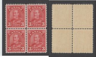 Mnh Canada 3 Cent Kgv Arch Block Of 4 - 167 (lot 23411)