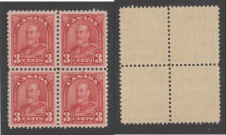 Mnh Canada 3 Cent Kgv Arch Block Of 4 - 167 (lot 23420)