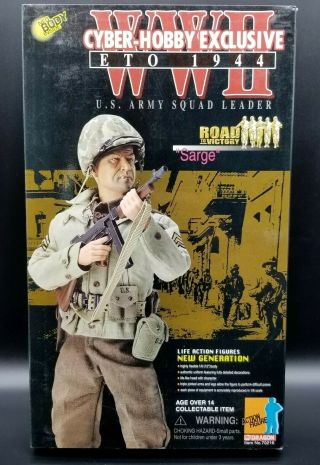 1:6 Dragon Cyber - Hobby Wwii Us Army Squad Leader " Sarge " 12 " Figure 70216