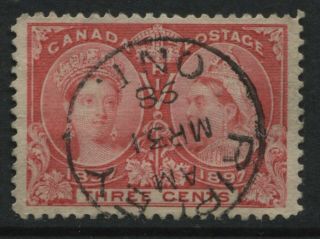 Canada 1897 3 Cent Jubilee With Ripley On Mar 31st 1898 Cds