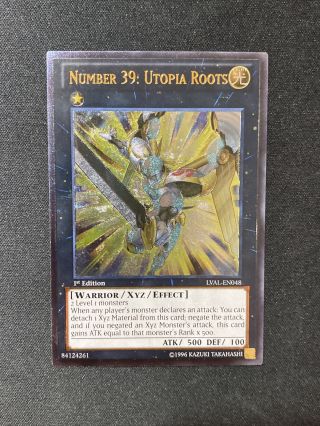 Yugioh Number 39: Utopia Roots Lval - En048 Ultimate Rare 1st Edition