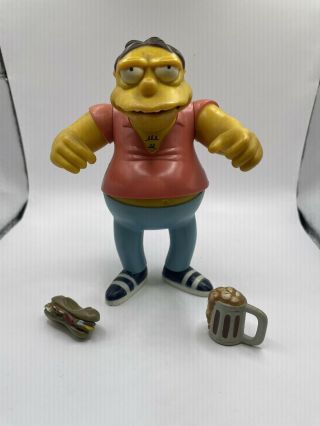 Playmates 2000 The Simpsons Wos World Of Springfield Barney Gumble Figure