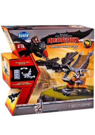 How To Train Your Dragon 2 Ionix Toothless Viking Attack Set 21001 -