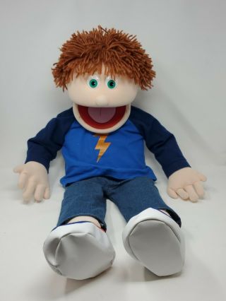 Silly Puppets Tommy Peach 25 " Tall Boy Hand Puppet Ventriloquist Style