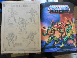 Motu Masters Of The Universe Lords Of Power Con Exclusive Display Case (empty)