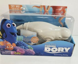 Disney Pixar Finding Dory Lifelike Swimming Bailey Robo Fish Whale Retired Rare