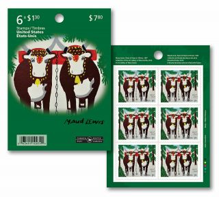 Canada 2020 Maud Lewis : (usa) Rate $1.  30 Booklet Of 6 Stamps Mnh
