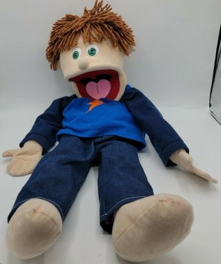 Silly Puppets Tommy Peach 25 " Tall Boy Hand Puppet Ventriloquist Style