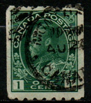 Canada 1913 G5 1c Blue - Green Perf 8 X Imperf Sg224a.