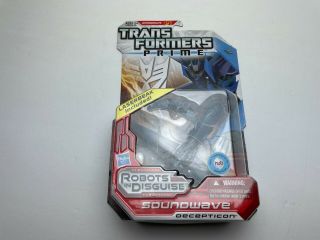 Transformers Prime Robots In Disguise Deluxe Class Soundwave Nib Rare Hasbro