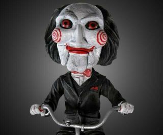 " Billy The Puppet " Neca Bobblehead/ Jigsaw/ Saw Horror Movie/ Lions Gate Films