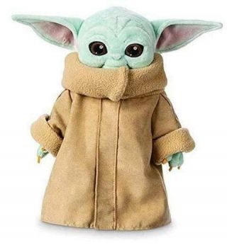 Grogu Baby Yoda Plush Figure Toys 12 Inch Stuffed Doll Gift For Birthday