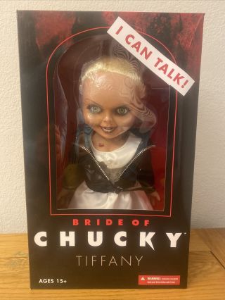 Mezco Bride Of Chucky Tiffany Childs Play Mega Scale Talking Doll Horror 15”