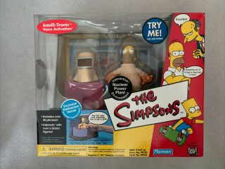 2000 Playmates The Simpsons Nuclear Power Plant Environment W/homer