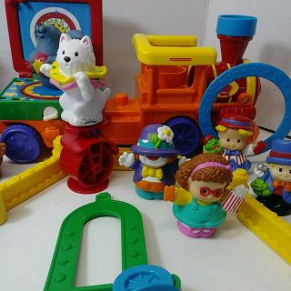 Fisher Price Little People Big Top Circus Train 72753 16 " Motorized & Musical
