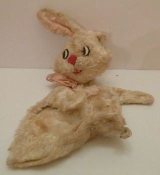 1958 Vintage Jerry Lewis Harry Hare Gund Character Hand Puppet Bunny Rabbit