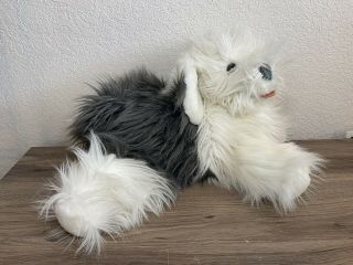 Folktails Folkmanis Shaggy Sheep Dog Plush Full Body Hand Puppet Realistic 21”