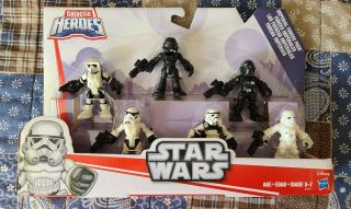 Star Wars Galactic Heroes Figures Imperial Forces Pack 6 Troopers Playskool