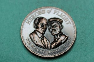 Token - Medal - Heroes Of Flight - The Wright Brothers
