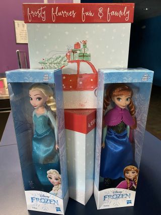 Disney Frozen Elsa & Anna 10 " Dolls By Hasbro Fast