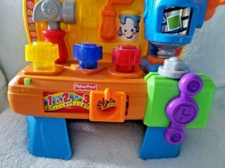 Fisher Price Laugh & Learn LEARNING WORKBENCH Tool Bench Lights Music Activities 2