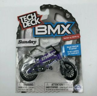 Tech Deck Bmx Metal Finger Bike Sunday Purple Series 13 Boxed