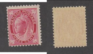 Mnh Canada 3 Cent Queen Victoria Leaf Stamp 69 (lot 19744)