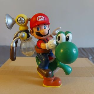 2003 Joyride Nintendo Power Mario Sunshine & Yoshi Action Figure Complete