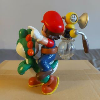 2003 Joyride Nintendo Power Mario Sunshine & Yoshi Action Figure Complete 2