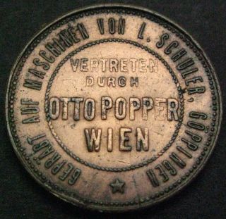 Bohemia Business & Industry Exhibition Usty Nad Labem 1903 Copper Medal - 1957