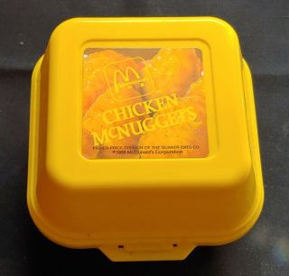 Fisher Price McDonalds Chicken Mc Nuggets Yellow Carton Pretend Play Food 2