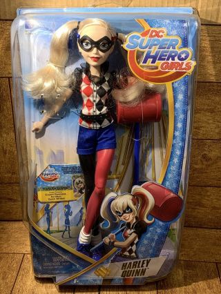 Dc Hero Girls Harley Quinn 12 " Doll,  Student Id Card